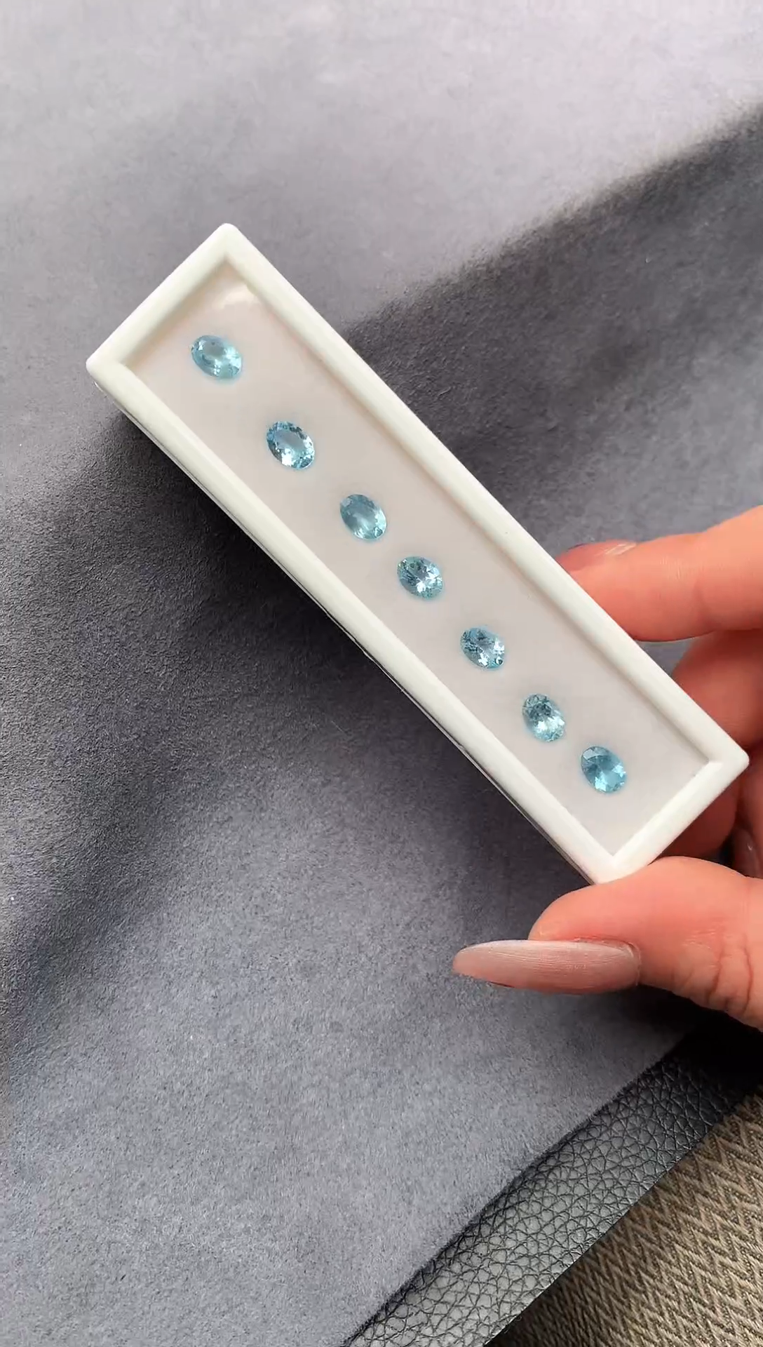 【闪购商品】海蓝宝石裸石未镶嵌5*7七颗