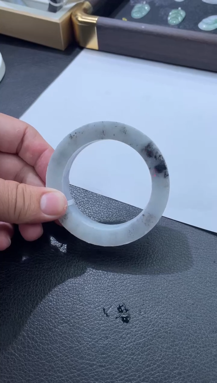 未镶嵌手镯定制翡翠M***鑫手镯XJ/发一件