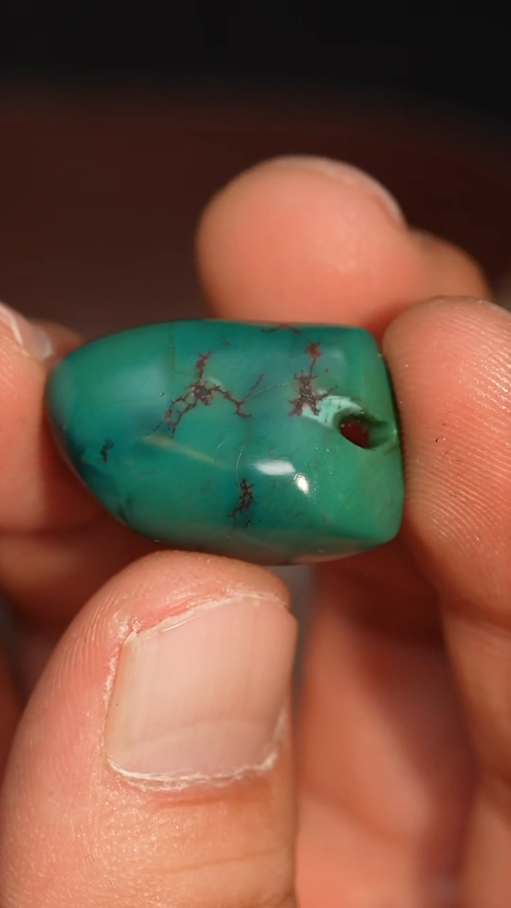 未镶嵌绿松石颈饰冲赛康胡子哥，DIY一174