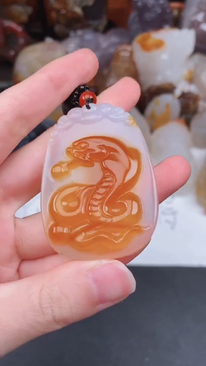 玛瑙/玉髓颈饰未镶嵌端AA