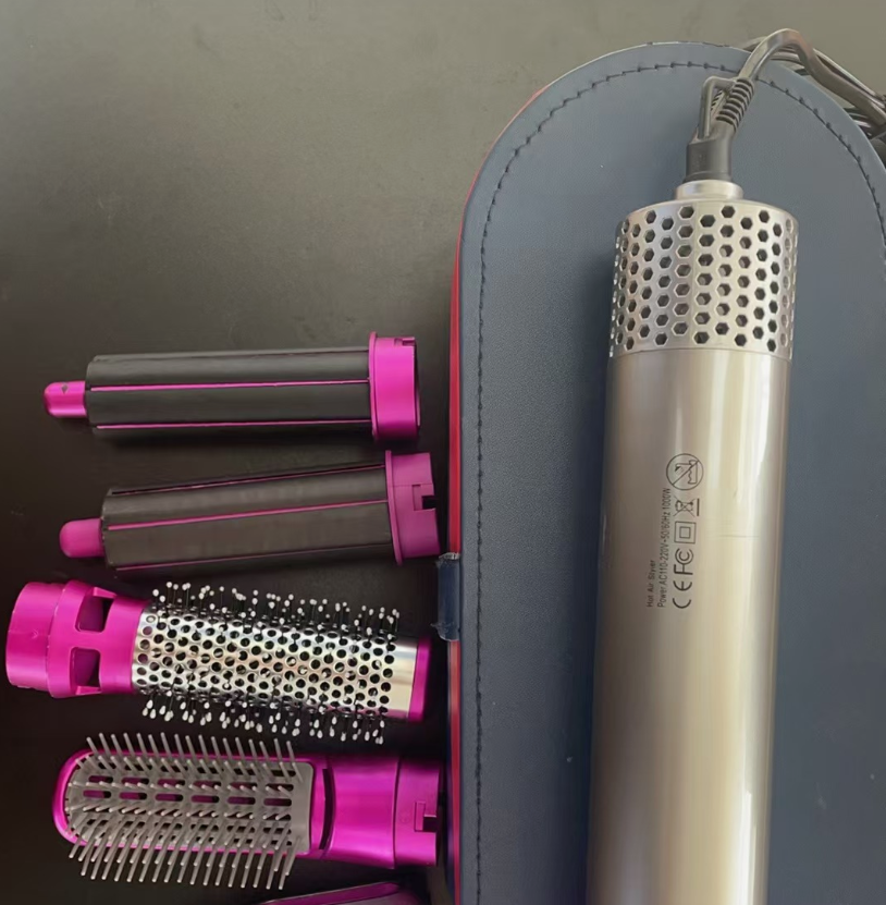 吹风机家用理发店多功能吹风机五合一颜色款式随机