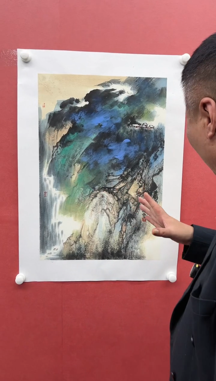 【闪购商品】书法闫辉-2.7平尺-山水-纸片