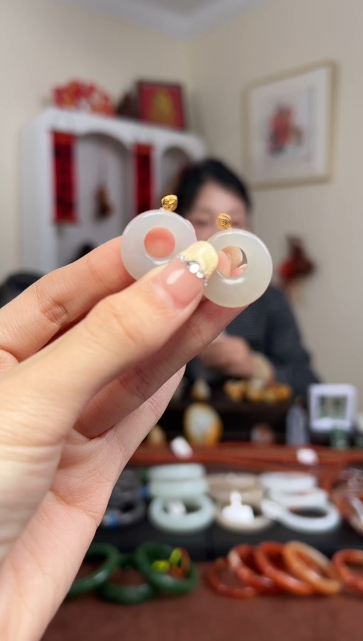 【闪购商品】和田玉颈饰18K金镶嵌D1- 冰烟紫 多样性发其一