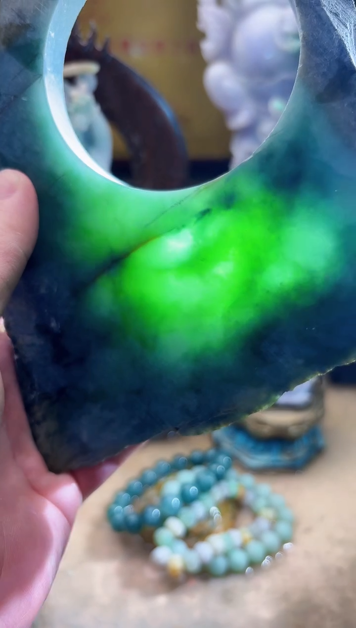 未镶嵌挂件翡翠A货张麦9859