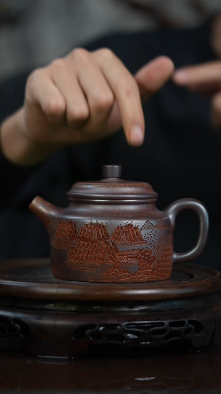 茶壶紫砂宜兴知衍传器原矿全手12