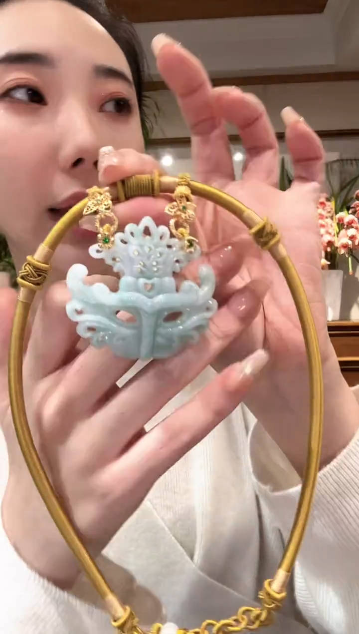 【闪购商品】翡翠颈饰未镶嵌国风