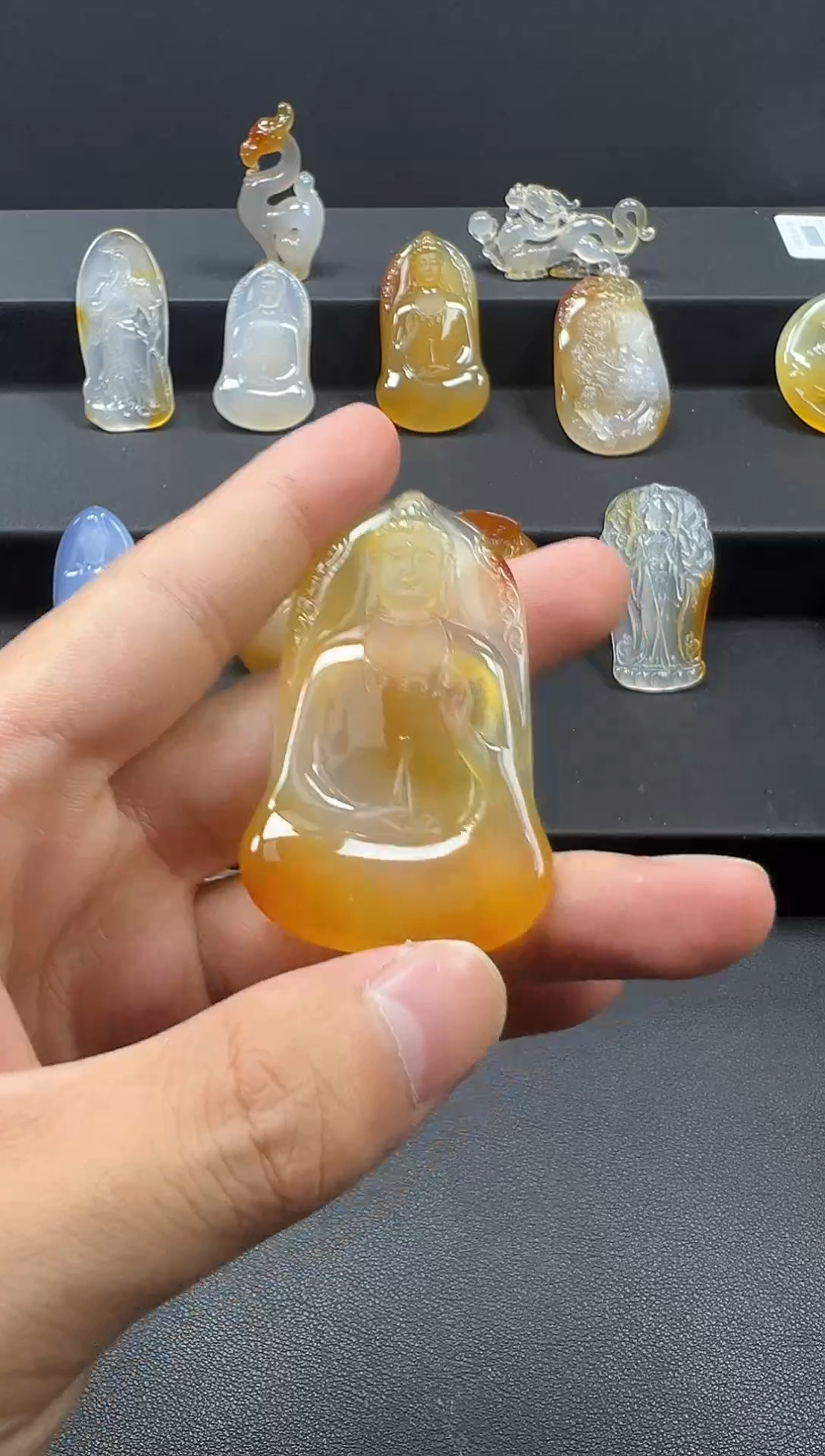 玛瑙/玉髓颈饰未镶嵌天然珠宝 一物一证