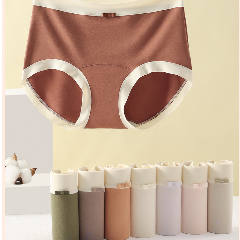 3秋冬磨毛红豆杉暖暖透气女士内裤