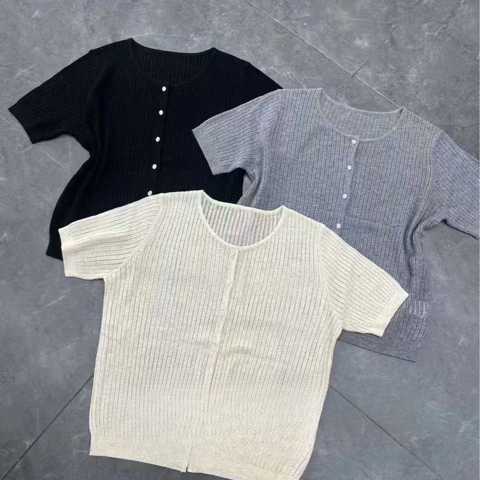 8716【艾米精品】春季新白色圆领短袖上衣女重工刺绣叠穿衬衫