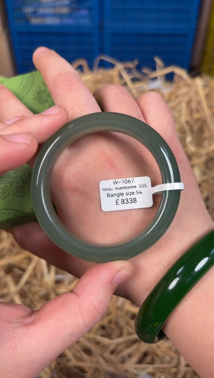 未镶嵌手镯石英质玉W1067