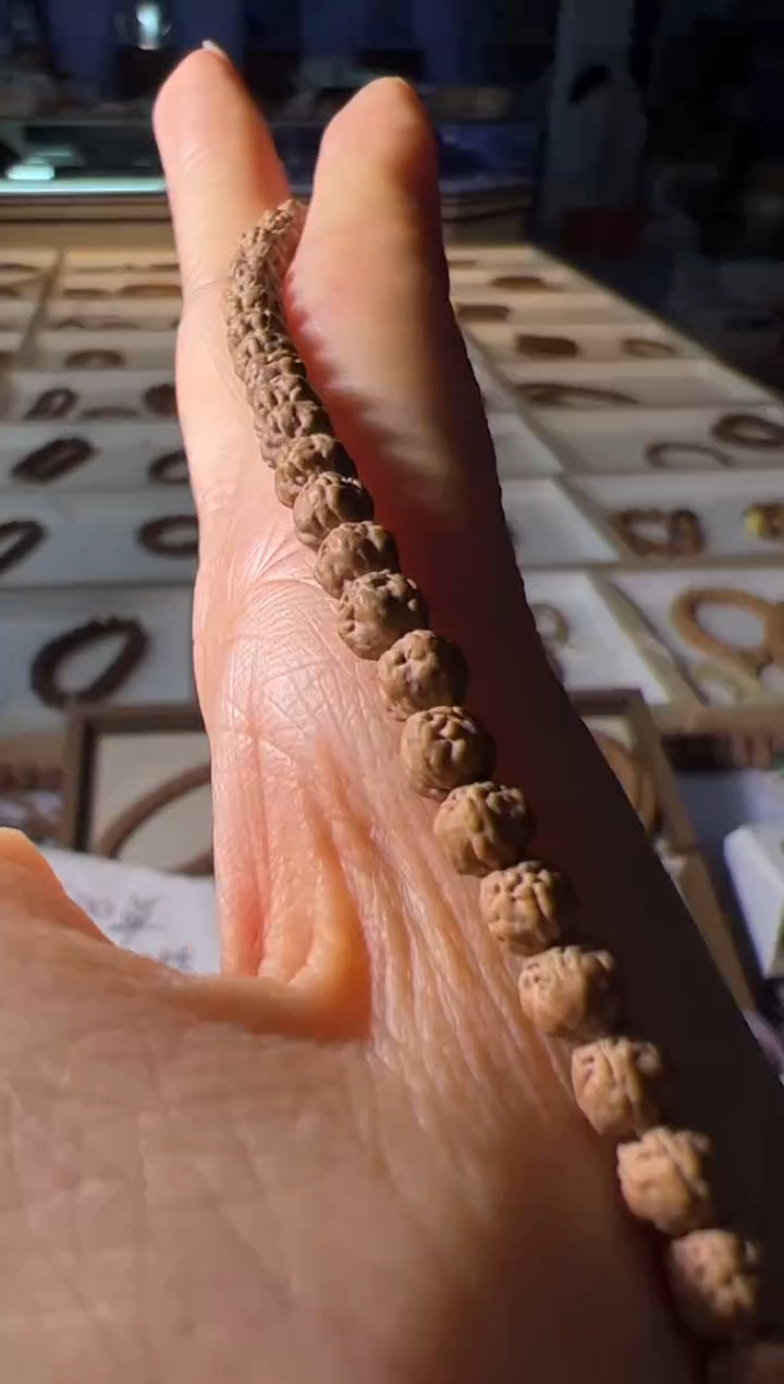 金刚菩提手串原装佛手长串带配饰款4-6左右