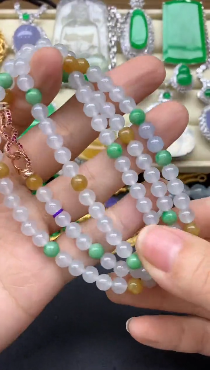 未镶嵌手链翡翠384-中国好珍宝