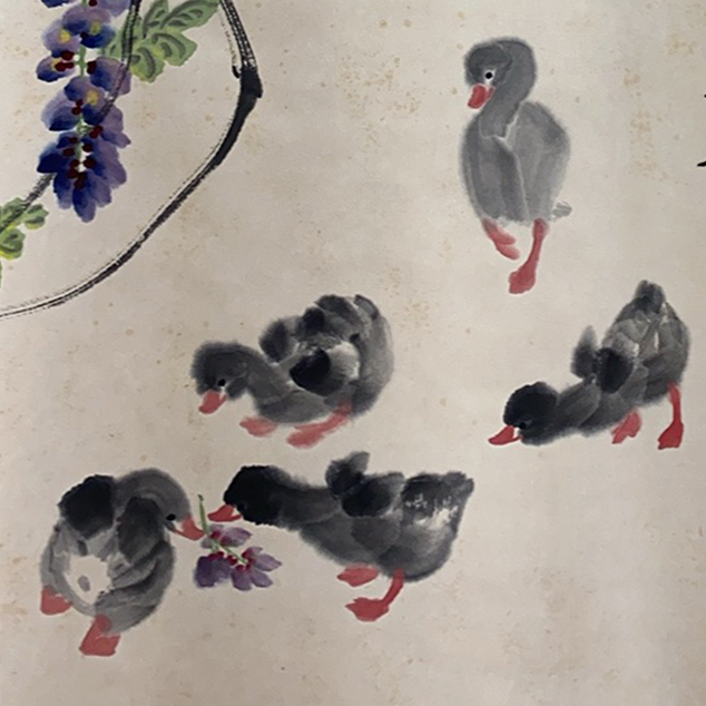 DY12528 花鸟 纸本  96*44