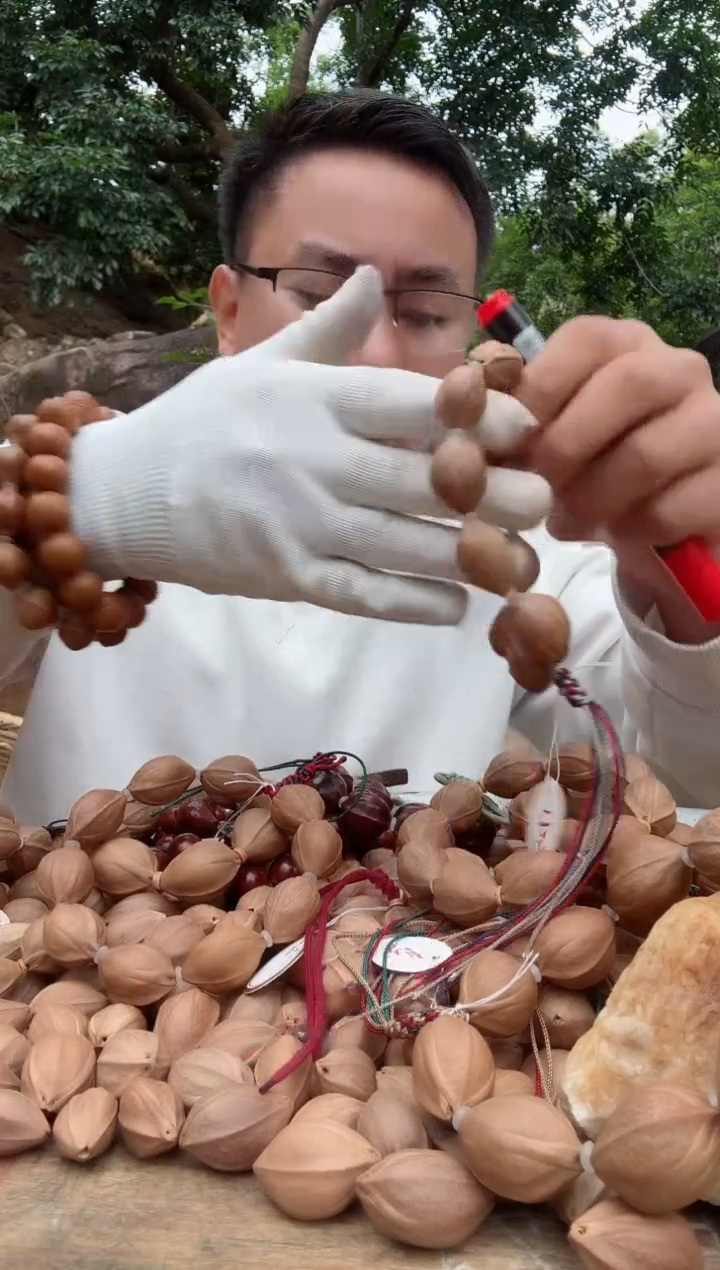 【闪购商品】橄榄核手串1725梅林铁核原生态素串66