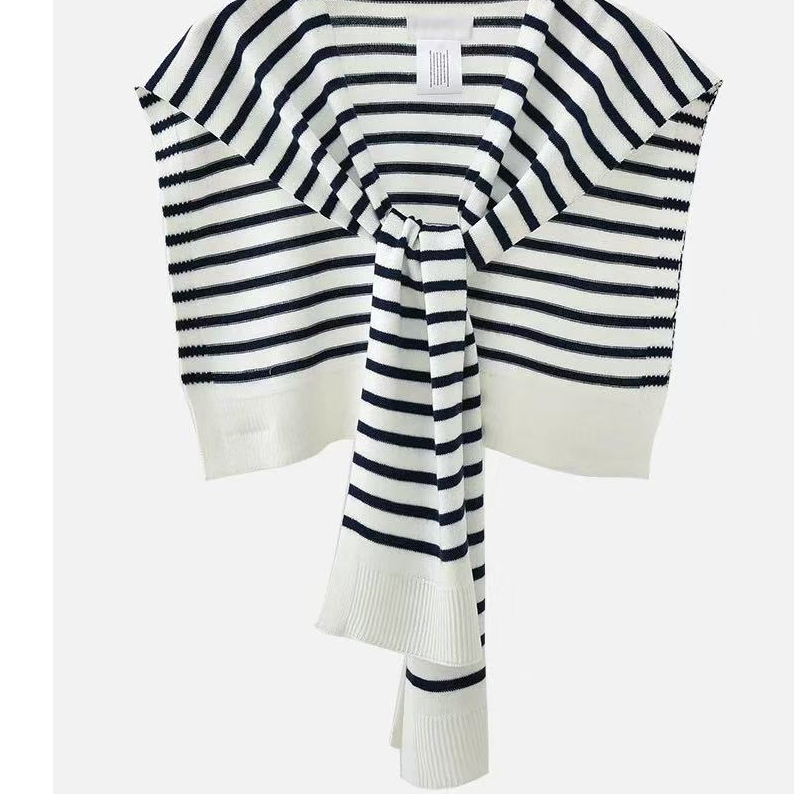 山羊绒冬季条纹披肩百搭针织夏季薄款新款秋冬通用学院风洋气外搭