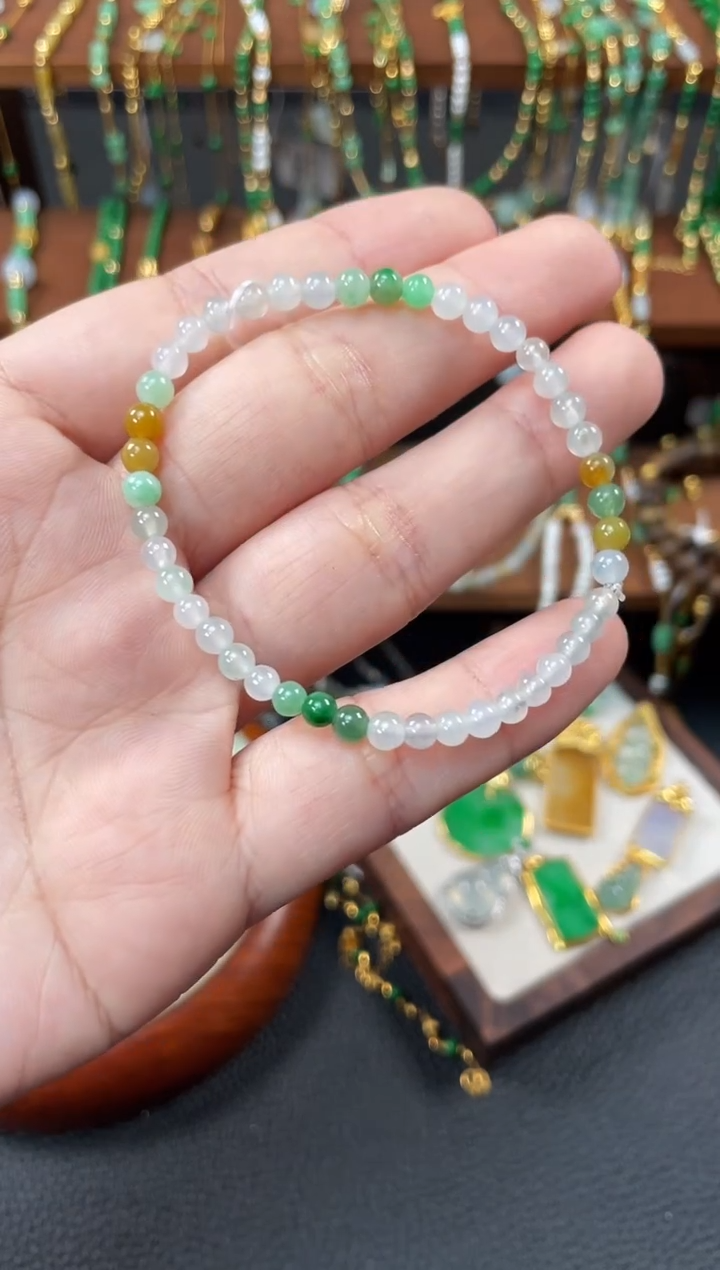 【闪购商品】翡翠套链未镶嵌一个    P526