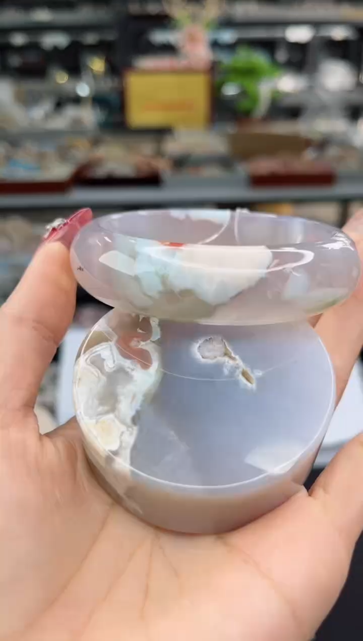 【闪购商品】石英质玉手镯未镶嵌60圈口（赠品镯心）6402210