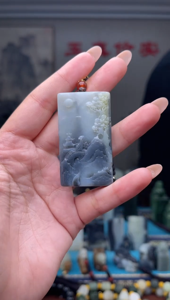 未镶嵌和田玉挂件1