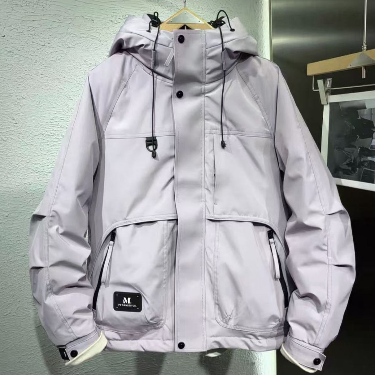 99050*-‌【一见钟情】冬季新款保暖潮流工装连帽