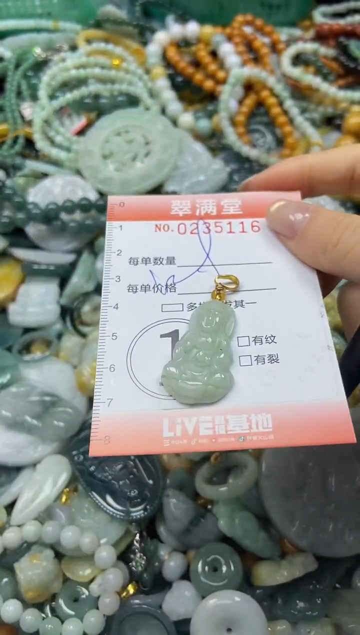 颈饰未镶嵌翡翠闪购0235116