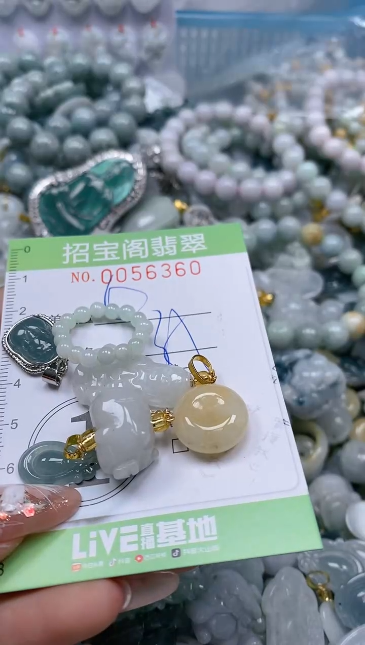 【闪购商品】翡翠颈饰未镶嵌闪购商品0056360