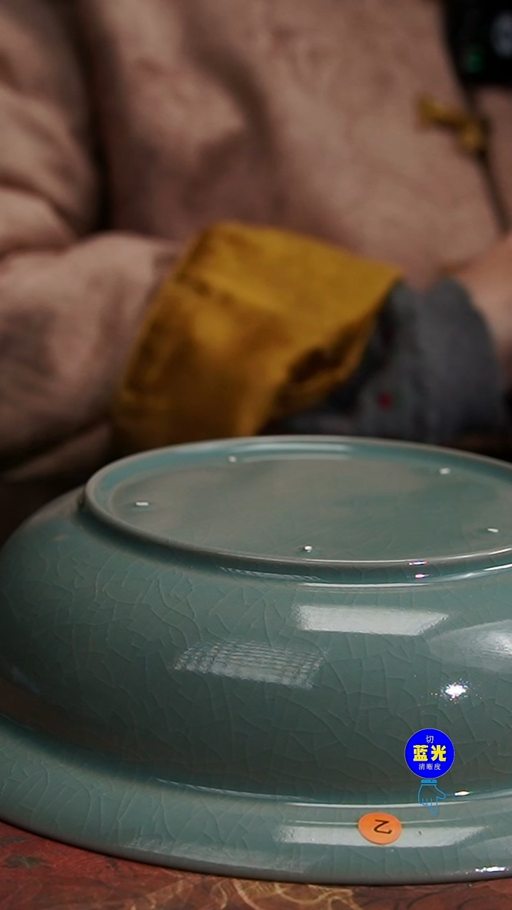 摆件陶贝*爷瑕品清凉寺原矿釉帽檐大盆152