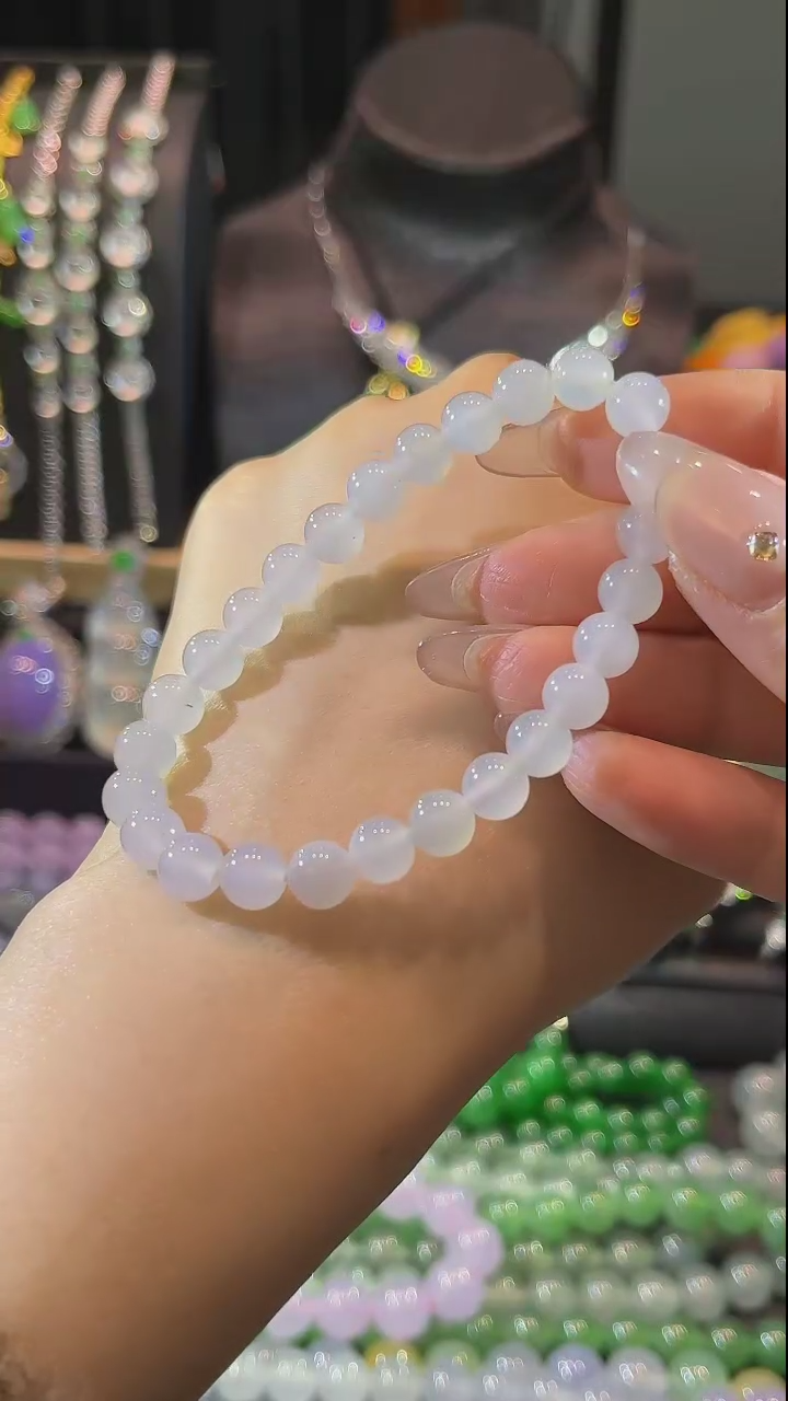 【闪购商品】翡翠手链未镶嵌手串