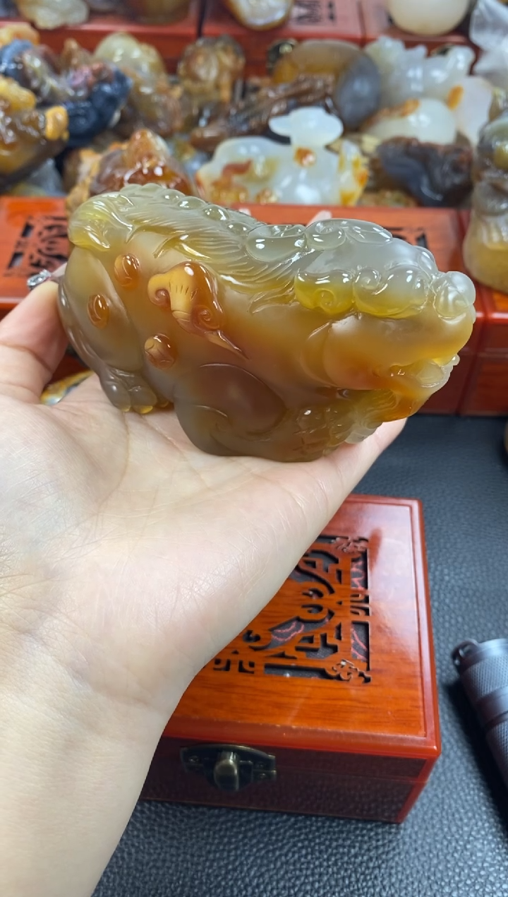 【闪购商品】玛瑙/玉髓摆件未镶嵌1