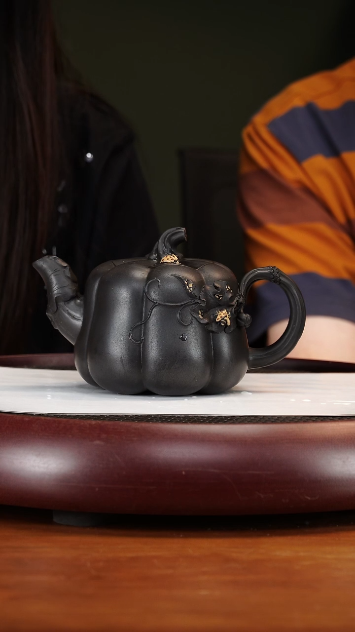茶壶紫砂80CYL南瓜 铁砂泥360cc
