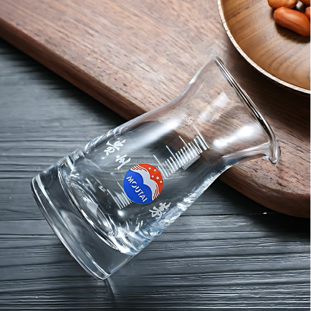白酒分酒盅分酒器分酌壶单个分流器加厚玻璃酒具分酒壶家用送人