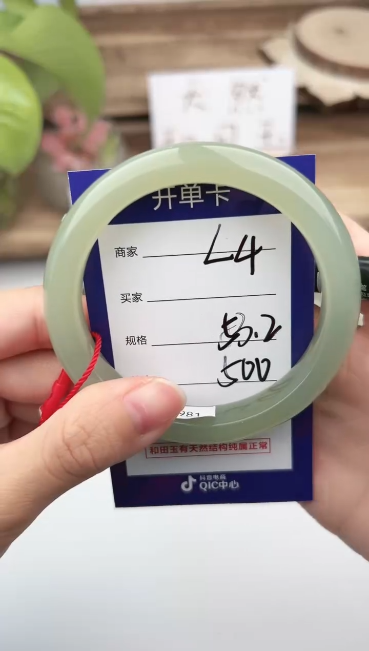 未镶嵌手镯和田玉微色差L4