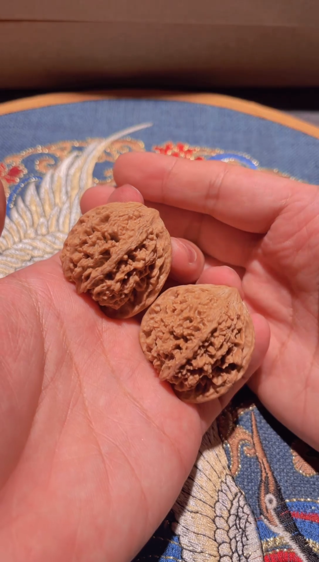 把件文玩核桃061 百花山