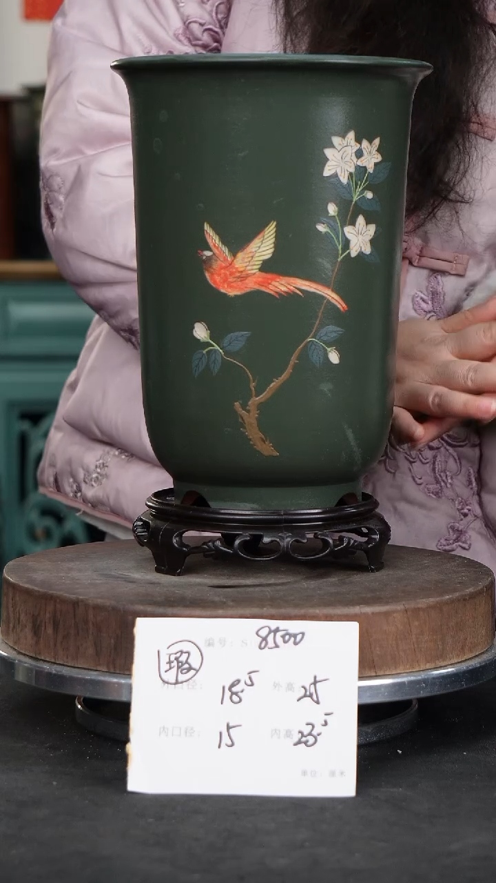 【闪购商品】紫砂花盆8500+s瑕疵紫砂花盆