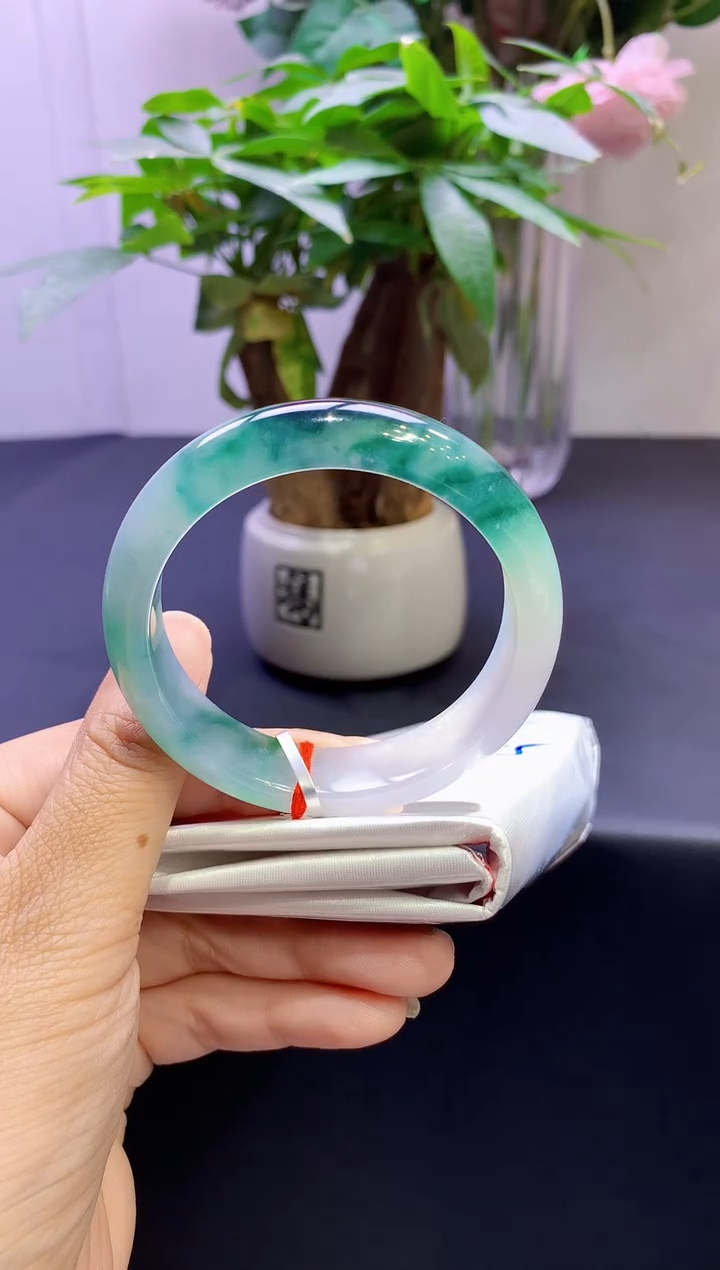 未镶嵌手镯翡翠翡翠手镯圈口53-t22