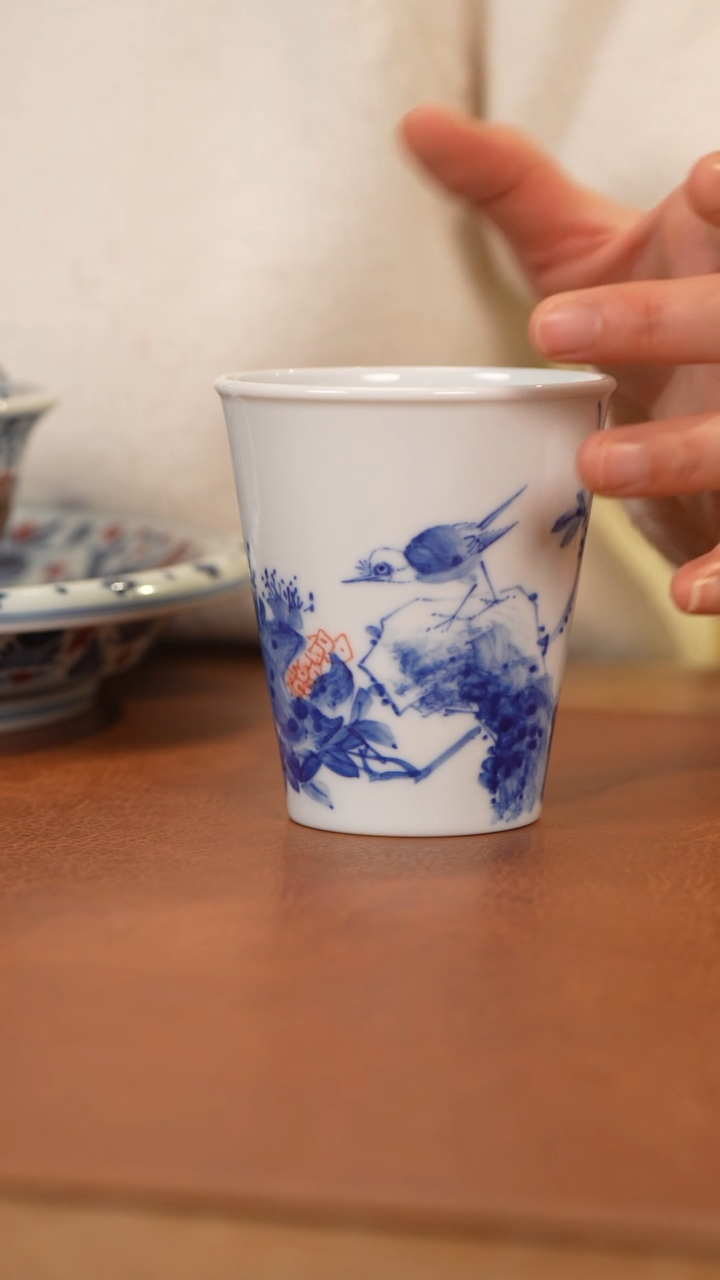 【闪购商品】杯博瑞堂花鸟可乐杯