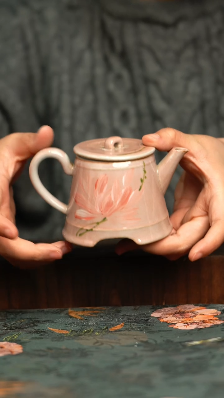 杯釉下彩手工手绘同款陶器