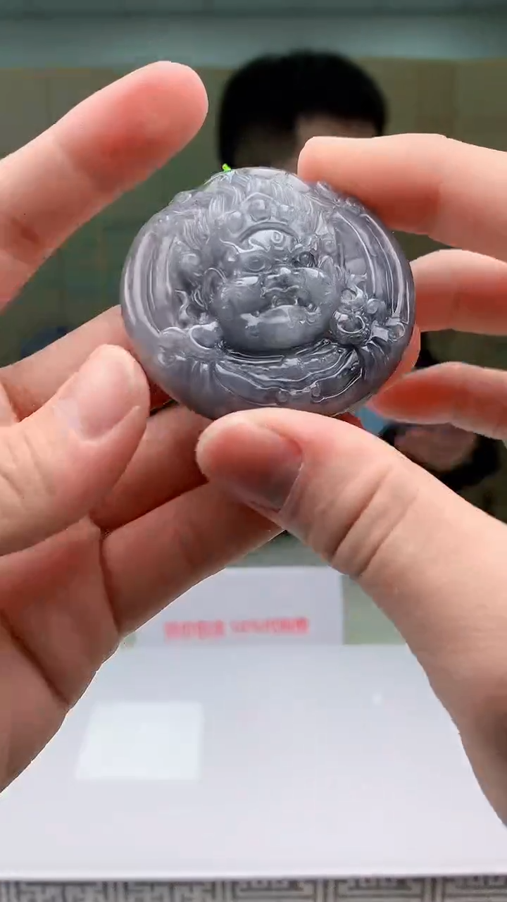 【闪购商品】定制翡翠未镶嵌5153bb-毛货挂件54