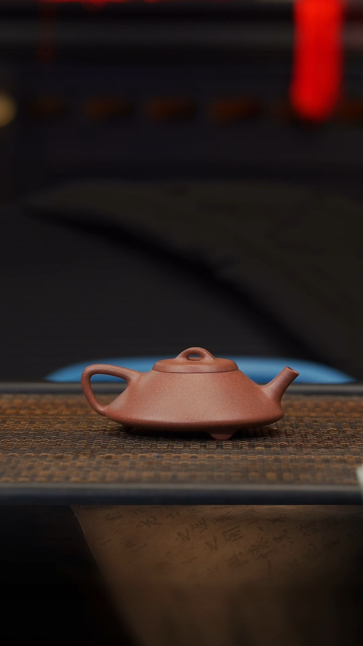 【闪购商品】紫砂茶壶53空山造器 桃花泥/合瓢