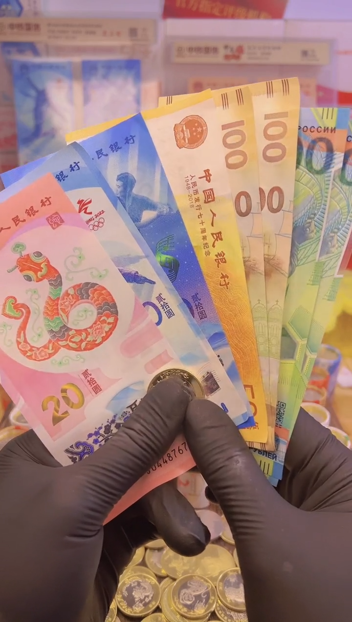 【闪购商品】塑料福蛇献瑞纪念钞大合集