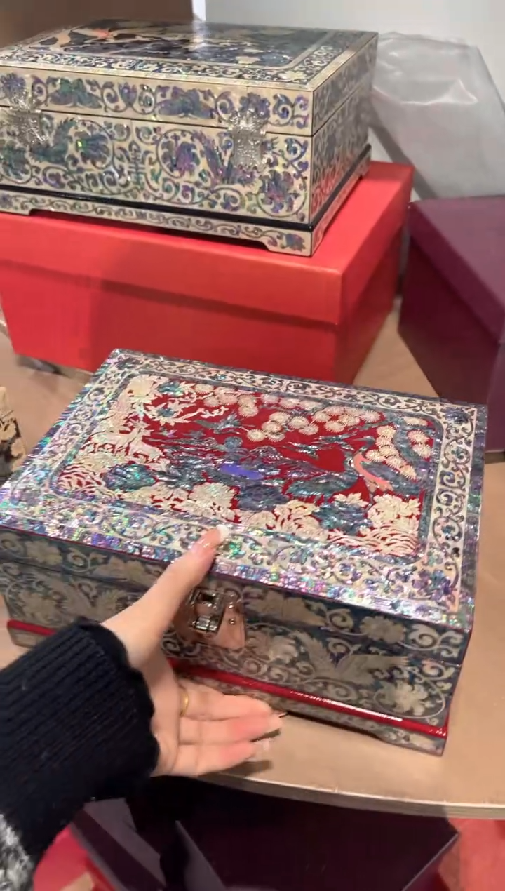 【闪购商品】鱼锁满贝底·弘贝雅螺钿漆器文化馆