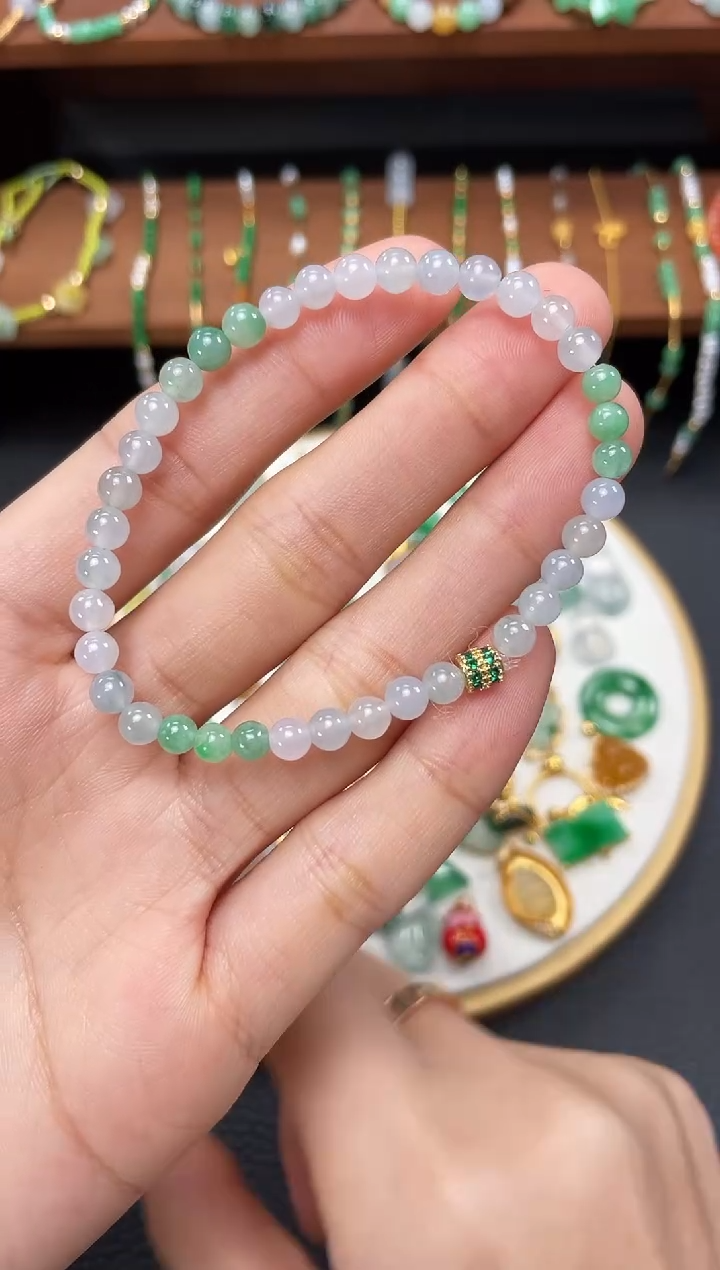 【闪购商品】翡翠套链未镶嵌一个   JK201
