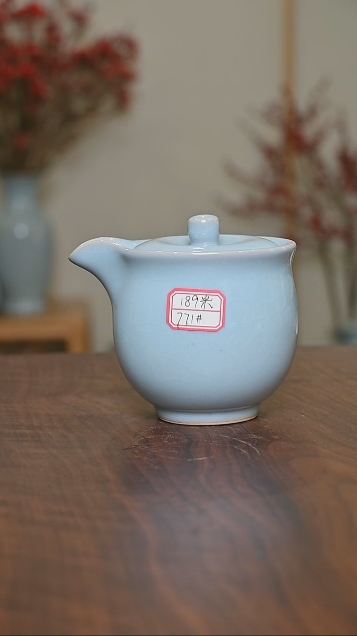 【闪购商品】其他771#手抓壶 微瑕天青釉 朱家款