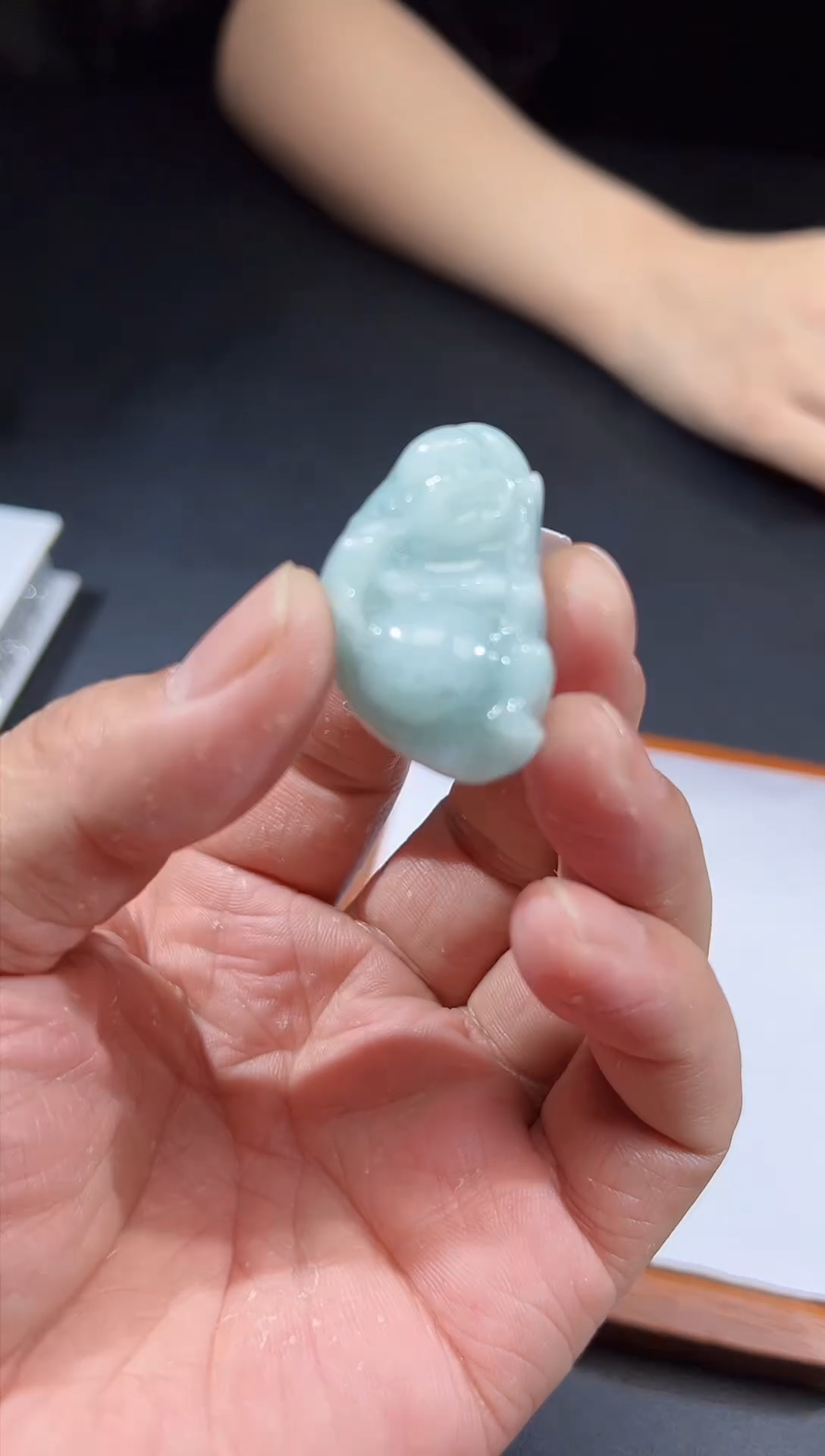 【闪购商品】翡翠颈饰未镶嵌天然A货翡翠（多样性发）逍遥佛11104