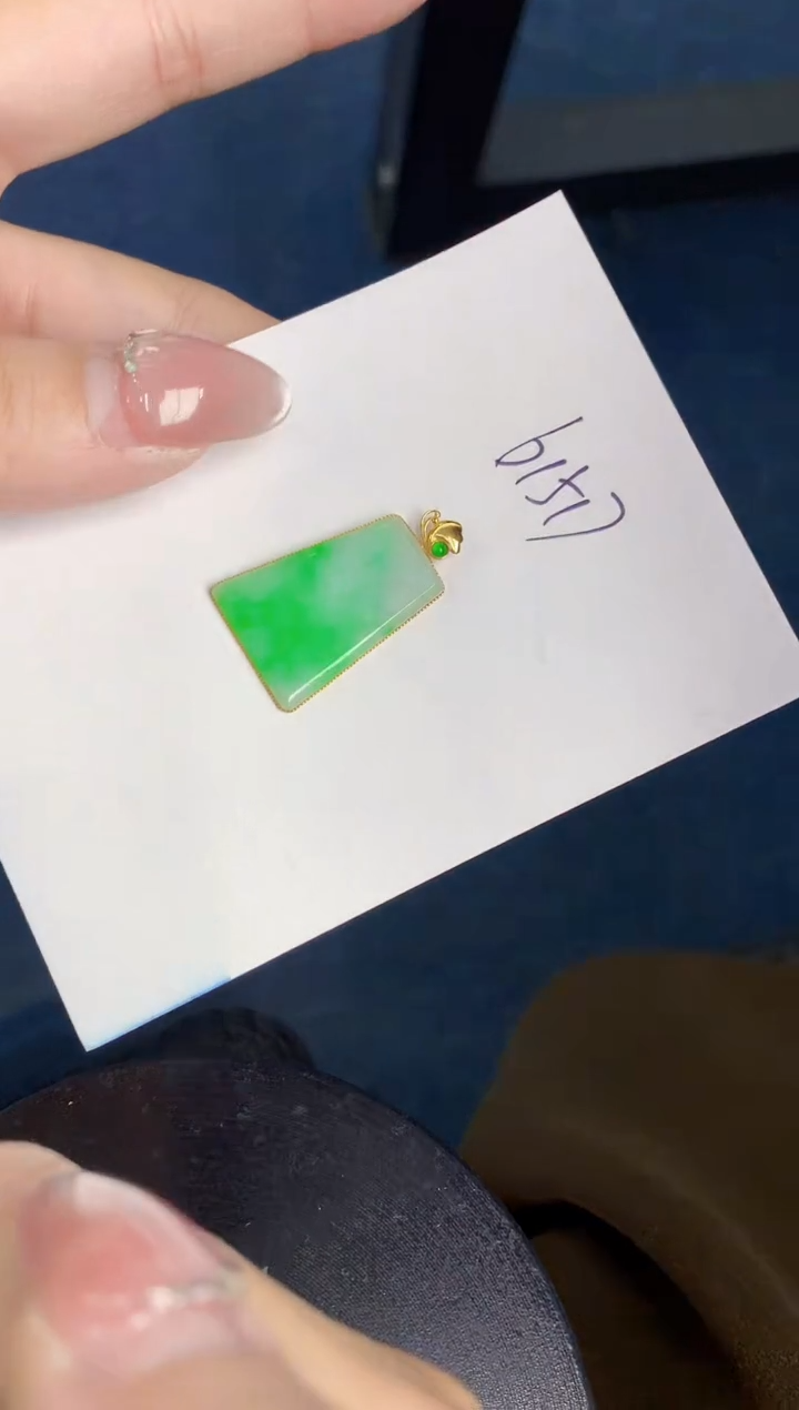 【闪购商品】翡翠颈饰18K金镶嵌000000000