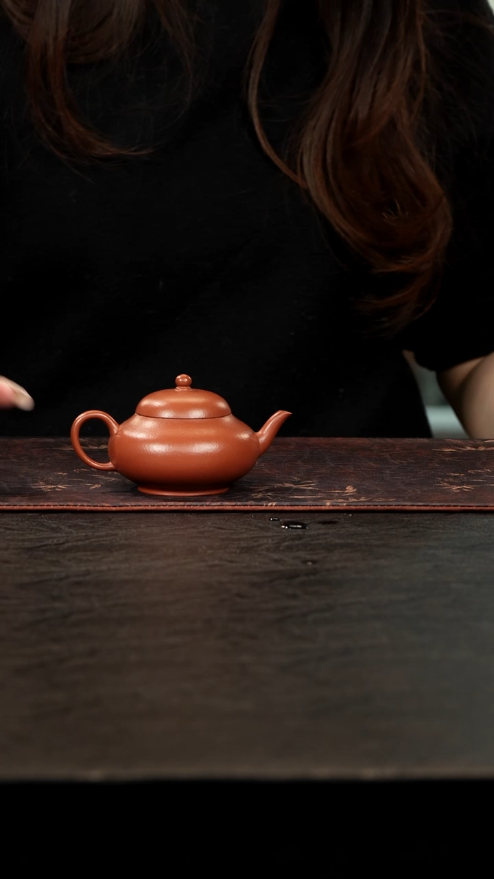 茶壶紫砂朱泥小宫灯120cc