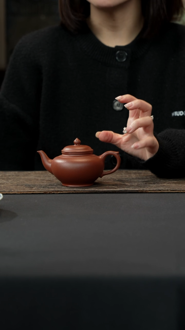 【闪购商品】紫砂茶壶清水泥笑樱壶180cc