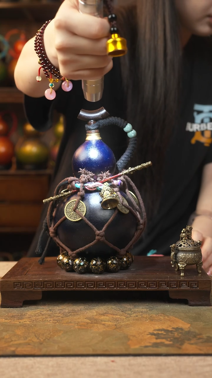 414大漆葫芦一物一拍记葫堂出品不带手串