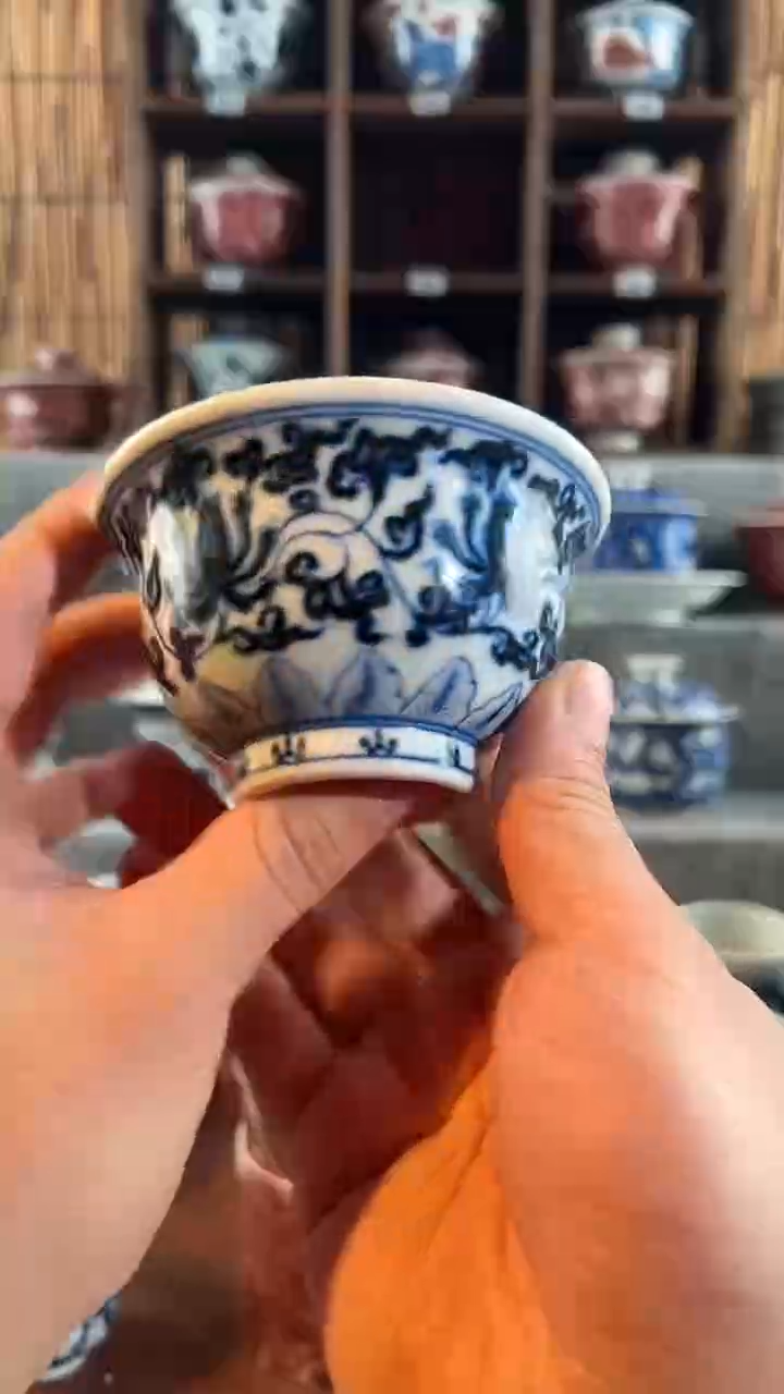 【闪购商品】天禄言瓷缠住了071花卉压手