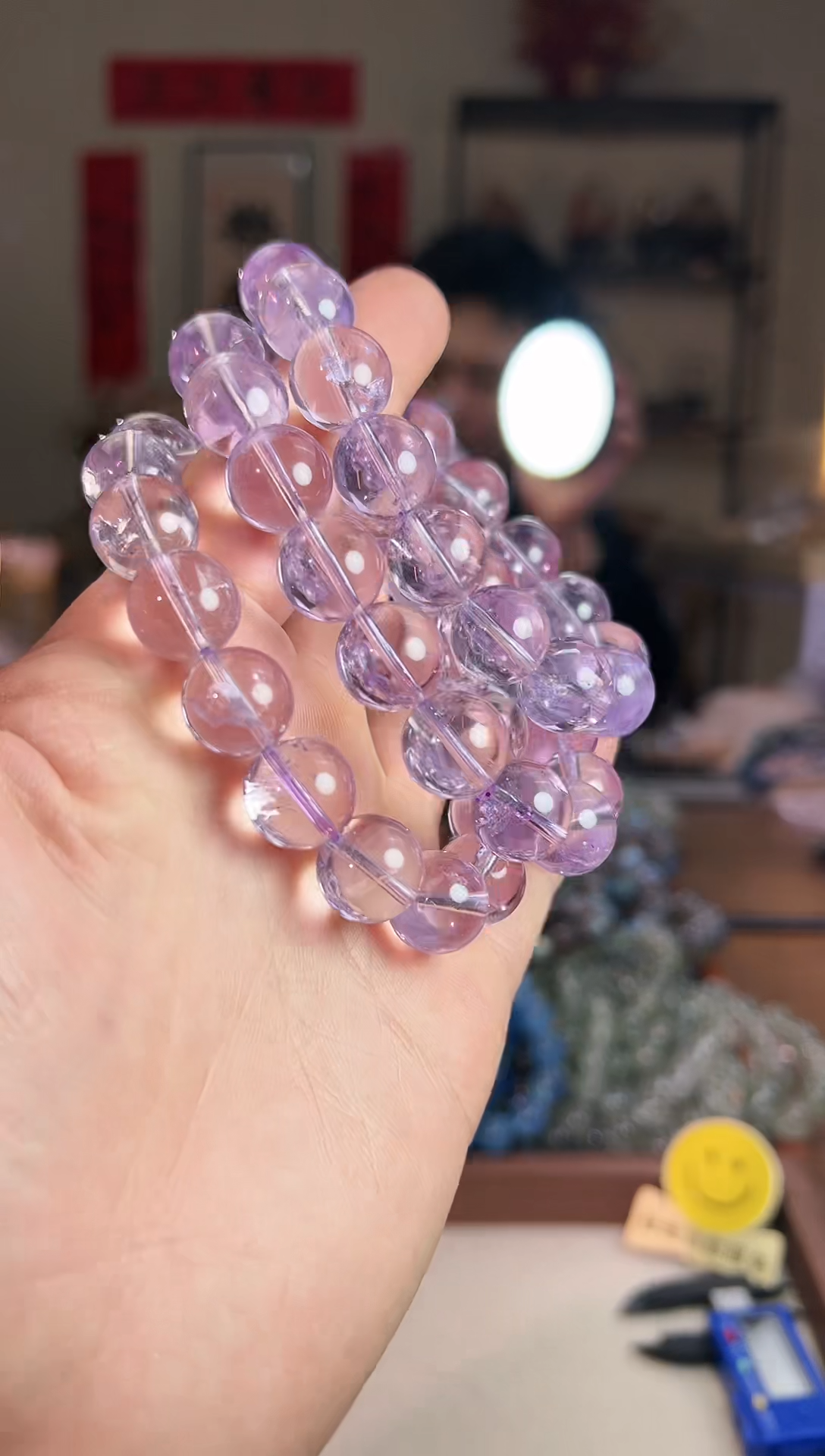 【闪购商品】紫晶手链未镶嵌13mm＋玻利维亚天空之境（多样性发其一