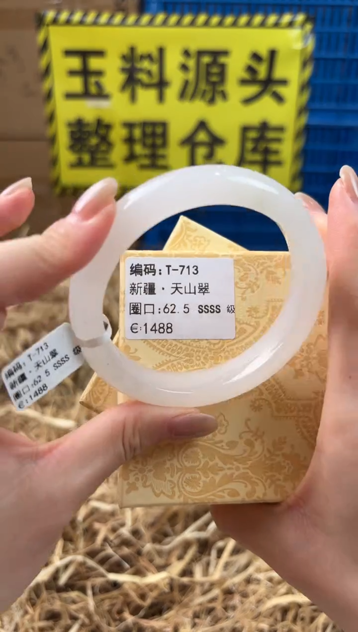 未镶嵌手镯石英质玉T-713